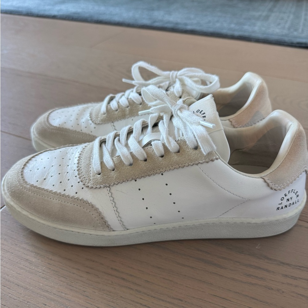 Loeffler Randall White and Cream Women's Sneakers